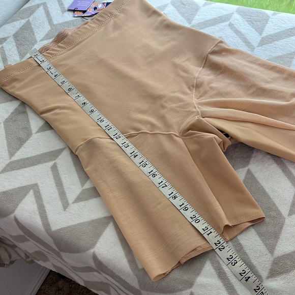 HONEYLOVE NWT Mid-Thigh Bodysuit in‎ Sand size XL Shapewear Sculpting - Picture 7 of 8